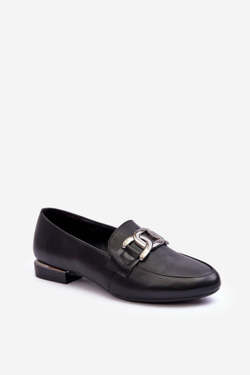 mocassins pour femmes avec ornements en noir Camilena