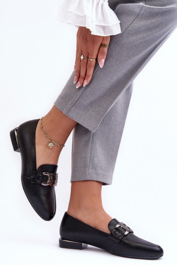 mocassins pour femmes avec ornements en noir Camilena 2