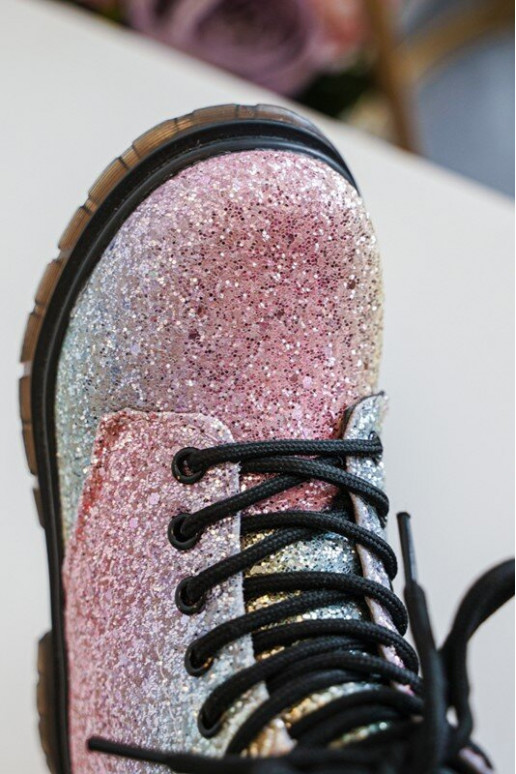 Bottes pour enfants avec brillance Réchauffées avec fermetures éclair de différentes couleurs Sassa