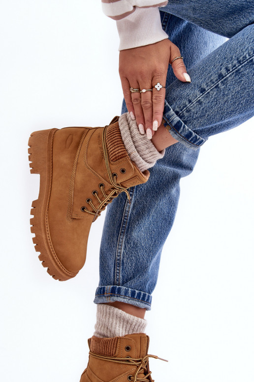 Bottines chaudes pour femmes en Cross Jeans marron MM2R4011C Bottines chaudes pour femmes en Cross Jeans marron MM2R4011C