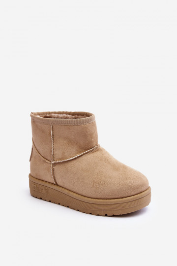 Bottes de neige enfant réchauffées beige Big Star MM374056