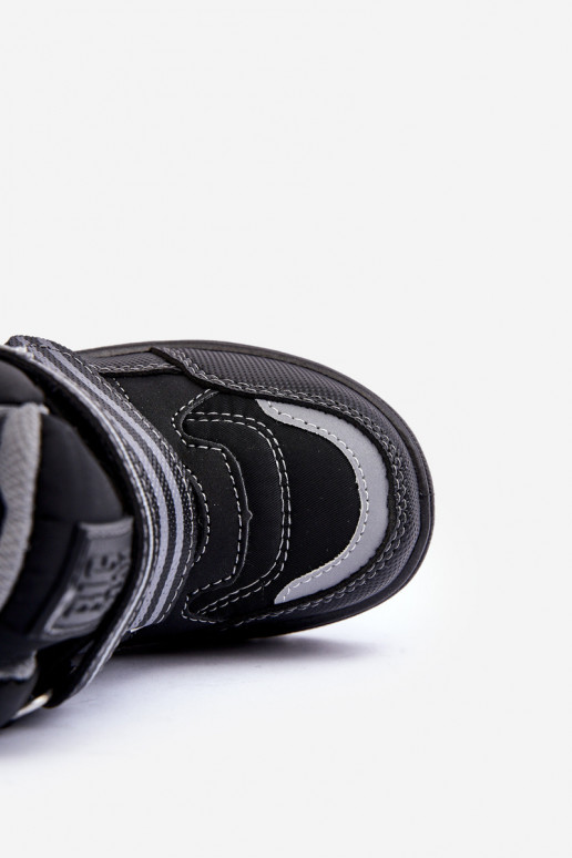 Bottes de neige chauffantes enfant à fermetures adhésives noir Big Star MM374129 Bottes de neige chauffantes enfant à fermetures adhésives noir Big Star MM374129