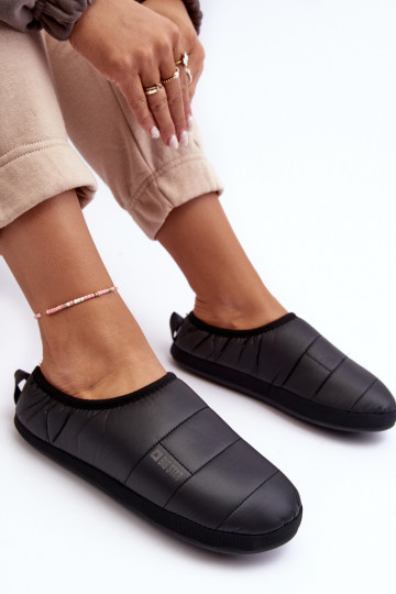 Chaussons réchauffés en noir Big Star KK274604 2