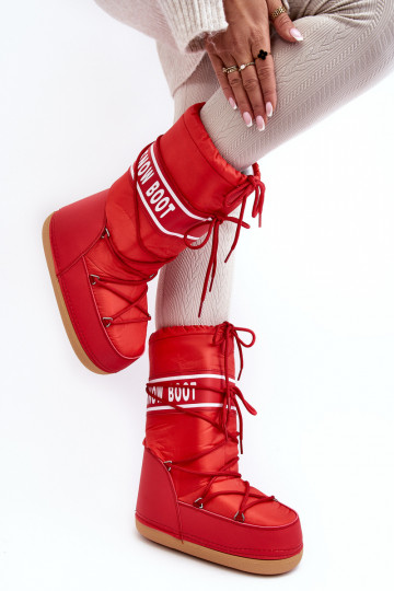 bottes de neige couleur rouge Venila 2