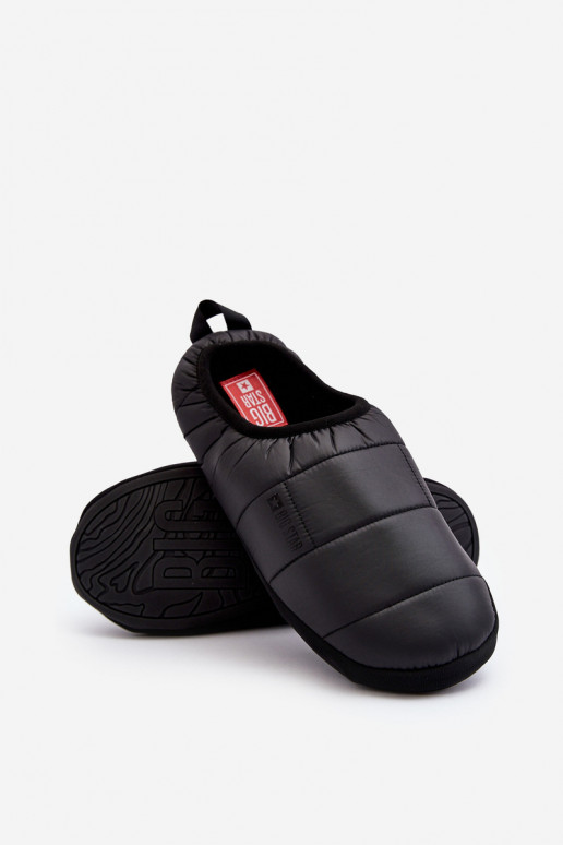 Chaussons d'échauffement d'un modèle résistant, noir Big Star KK174363 Chaussons d'échauffement d'un modèle résistant, noir Big Star KK174363