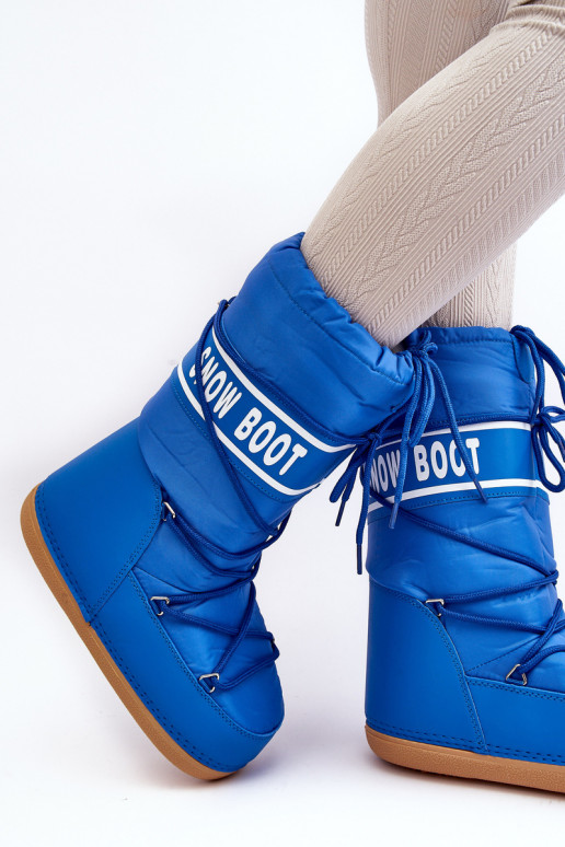 bottes de neige couleur bleue Venila