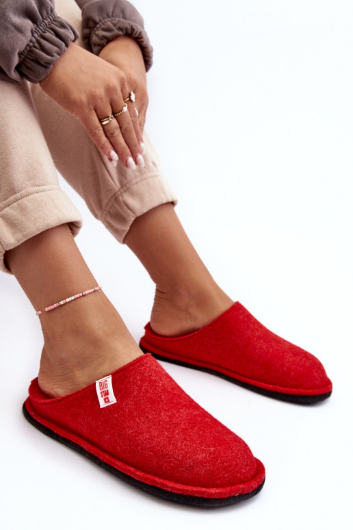 Modèle classique Chaussons Big Star KK276012 rouge Modèle classique Chaussons Big Star KK276012 rouge