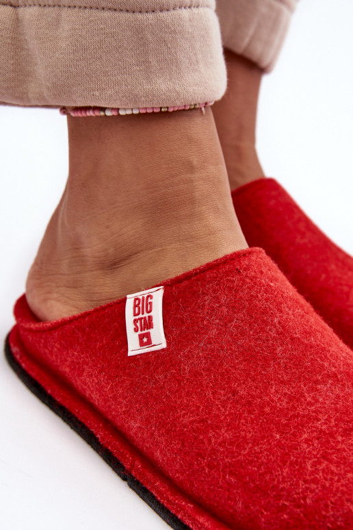 Modèle classique Chaussons Big Star KK276012 rouge