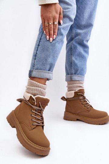 bottes de couleur marron chaude Lynnvia 2