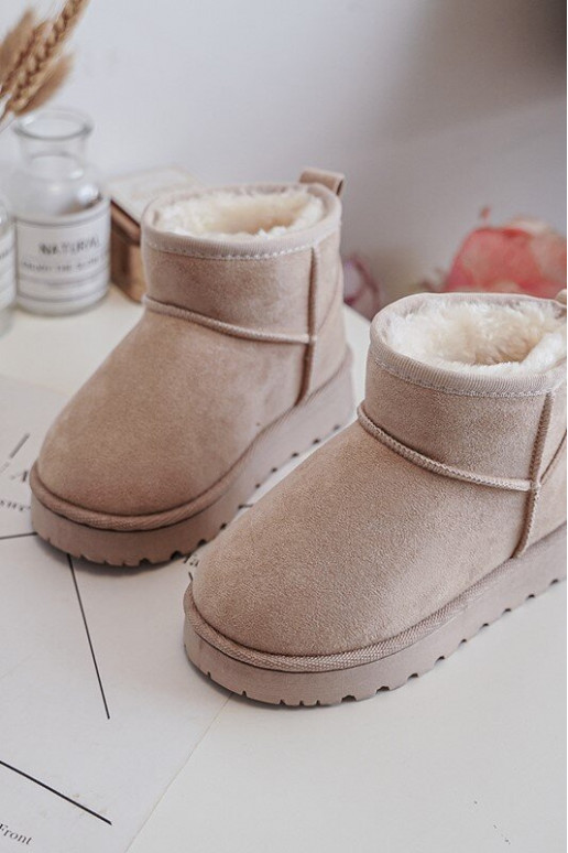 Bottes de neige pour enfants Bottes réchauffées beige Nallita Bottes de neige pour enfants Bottes réchauffées beige Nallita