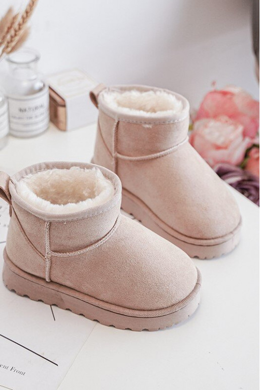 Bottes de neige pour enfants Bottes réchauffées beige Nallita Bottes de neige pour enfants Bottes réchauffées beige Nallita