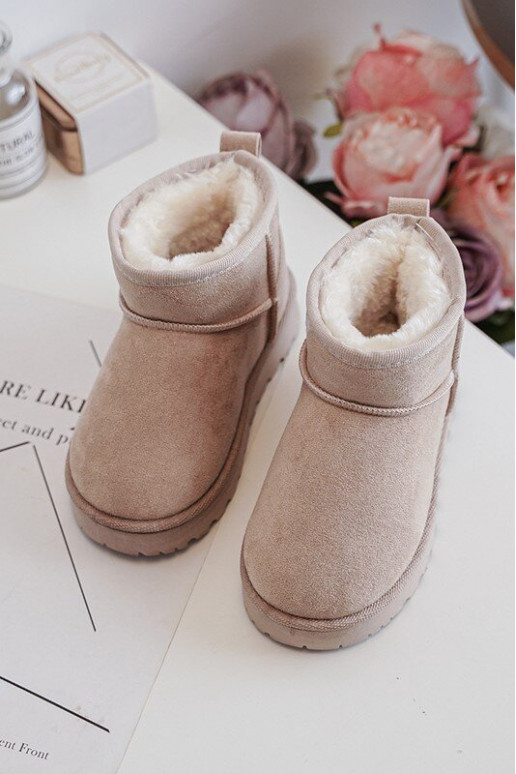 Bottes de neige pour enfants Bottes réchauffées beige Nallita Bottes de neige pour enfants Bottes réchauffées beige Nallita