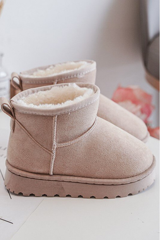 Bottes de neige pour enfants Bottes réchauffées beige Nallita