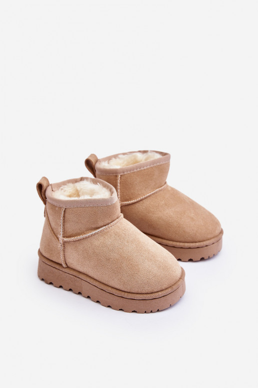 Bottes de neige pour enfants Bottes réchauffées beige Nallita Bottes de neige pour enfants Bottes réchauffées beige Nallita