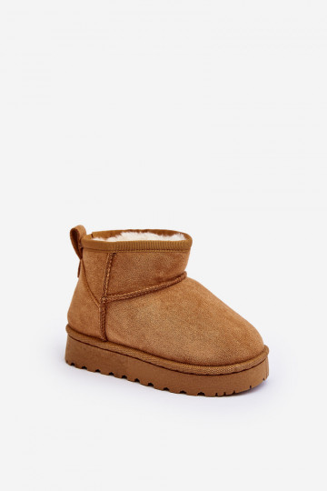 Bottes de neige pour enfants Bottes réchauffées marron Nallita