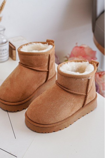 Bottes de neige pour enfants Bottes réchauffées marron Nallita 2