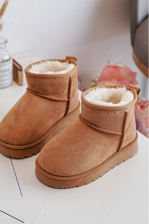 Bottes de neige pour enfants Bottes réchauffées marron Nallita