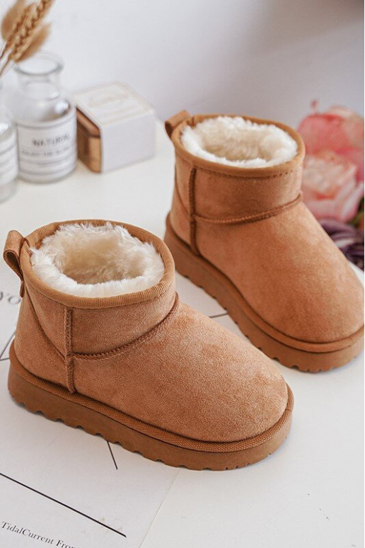 Bottes de neige pour enfants Bottes réchauffées marron Nallita Bottes de neige pour enfants Bottes réchauffées marron Nallita
