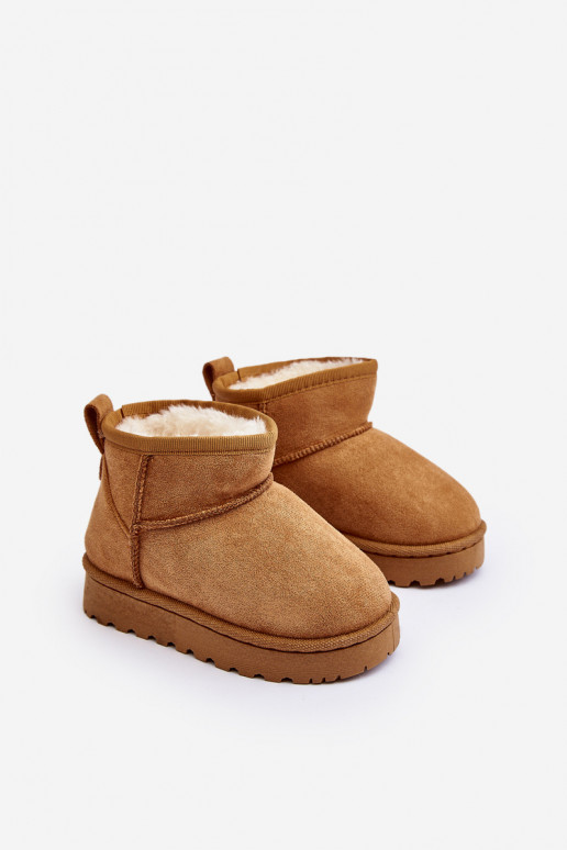 Bottes de neige pour enfants Bottes réchauffées marron Nallita
