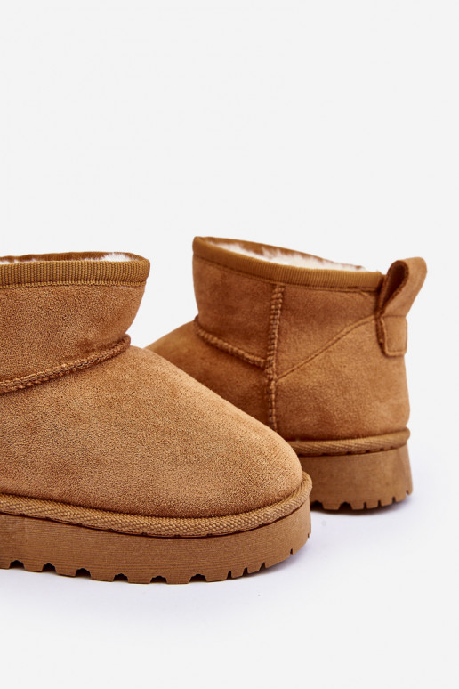 Bottes de neige pour enfants Bottes réchauffées marron Nallita
