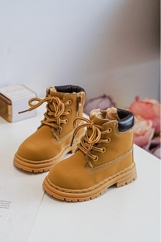 Bottes pour enfants avec fermetures éclair couleur marron Bansi