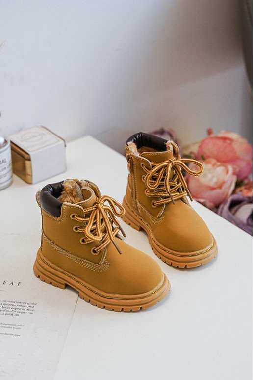 Bottes pour enfants avec fermetures éclair couleur marron Bansi