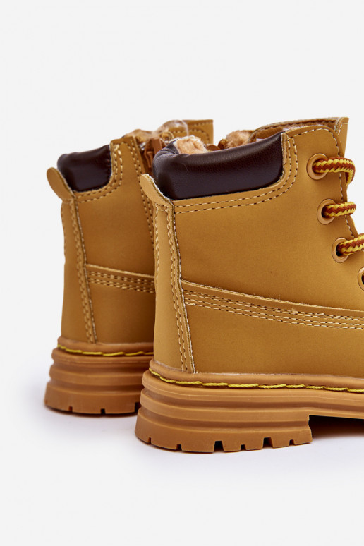 Bottes pour enfants avec fermetures éclair couleur marron Bansi