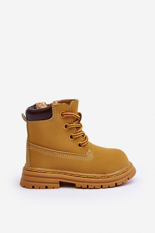 Bottes pour enfants avec fermetures éclair couleur marron Bansi