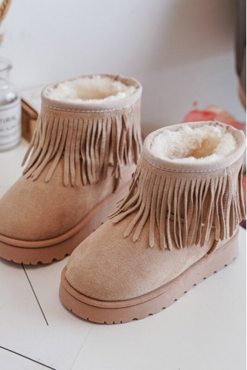 Bottes de neige réchauffées Enfants i Frędzlami beige Nimia 2