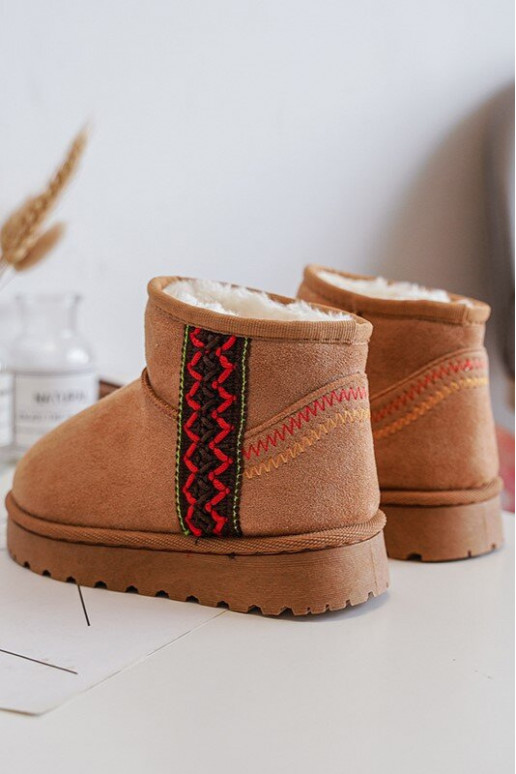 bottes de neige Bottes pour enfants couleur marron réchauffé Leonora bottes de neige Bottes pour enfants couleur marron réchauffé Leonora