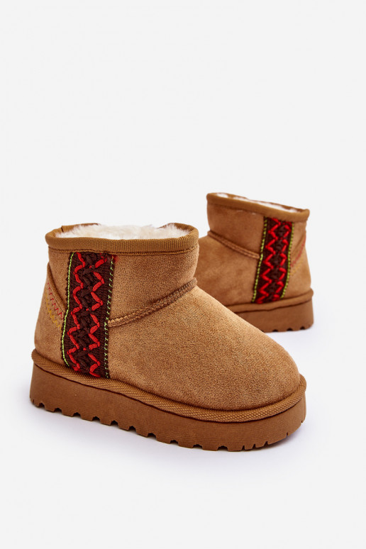 bottes de neige Bottes pour enfants couleur marron réchauffé Leonora bottes de neige Bottes pour enfants couleur marron réchauffé Leonora