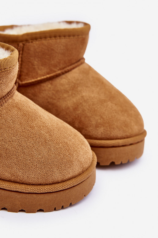 bottes de neige Bottes pour enfants couleur marron réchauffé Leonora