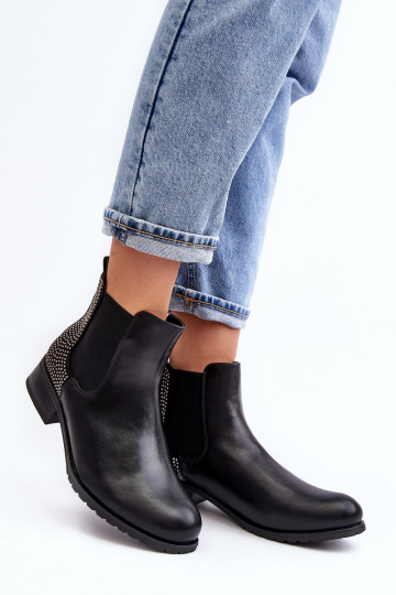 Bottines en noir Donname 2
