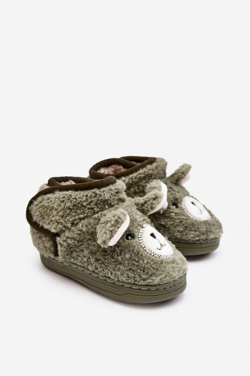 Chaussons enfant couleur verte Eberra Chaussons enfant couleur verte Eberra