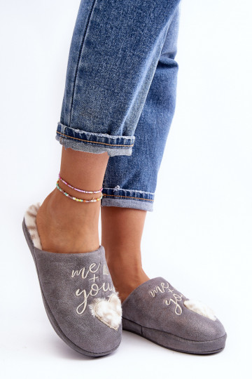 avec brillance Chaussons gris Geraja