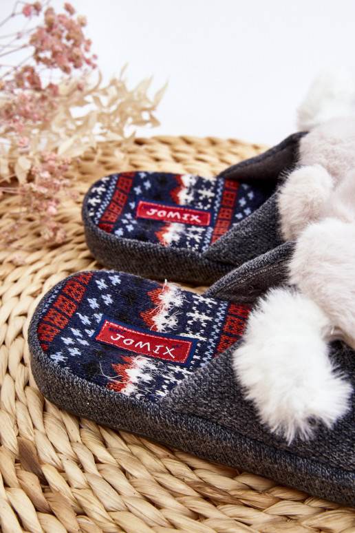 Chaussons enfant couleur gris Dasca