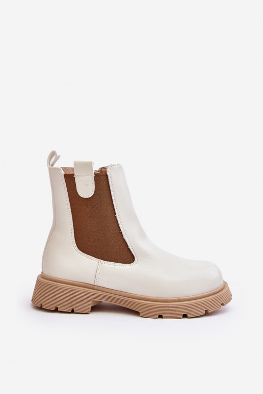 bottes Ramhel blanches élégantes
