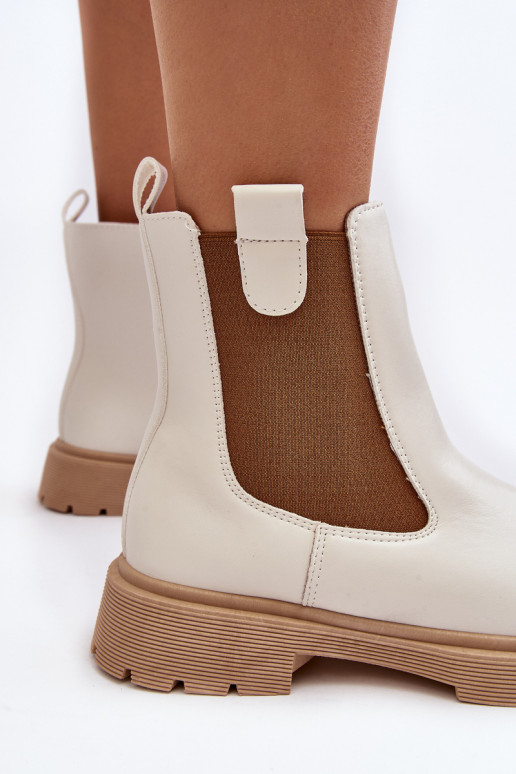 bottes Ramhel blanches élégantes