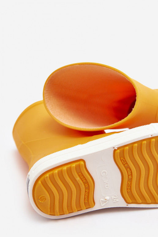 Chaussures en caoutchouc pour enfants Wave Gokids 979 couleur jaune Chaussures en caoutchouc pour enfants Wave Gokids 979 couleur jaune