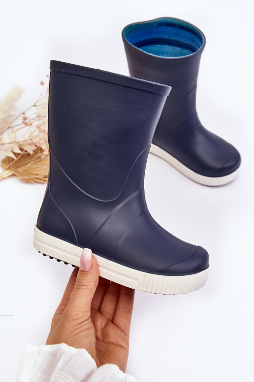 Chaussures en caoutchouc pour enfants Wave Gokids 979 bleu foncé Chaussures en caoutchouc pour enfants Wave Gokids 979 bleu foncé