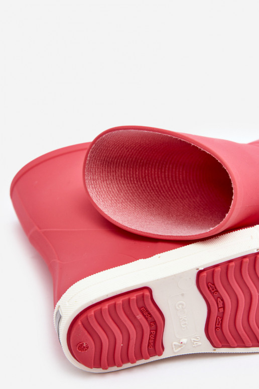 Chaussures en caoutchouc pour enfants Wave Gokids 979 couleur rose