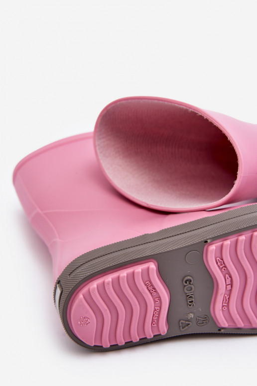 Chaussures en caoutchouc pour enfants Wave Gokids 979 couleur rose