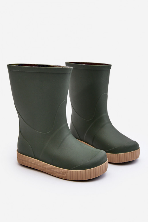 Chaussures en caoutchouc pour enfants Wave Gokids 979 couleur verte Chaussures en caoutchouc pour enfants Wave Gokids 979 couleur verte