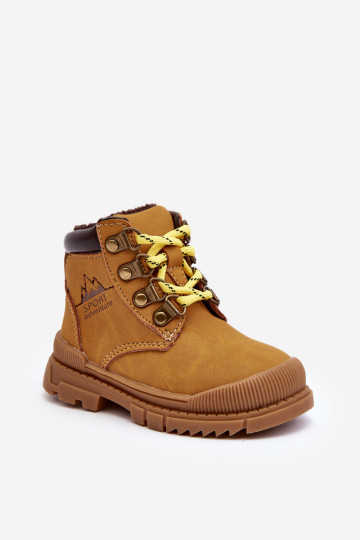 Chaussures chaudes pour enfants bottes couleur marron Walter