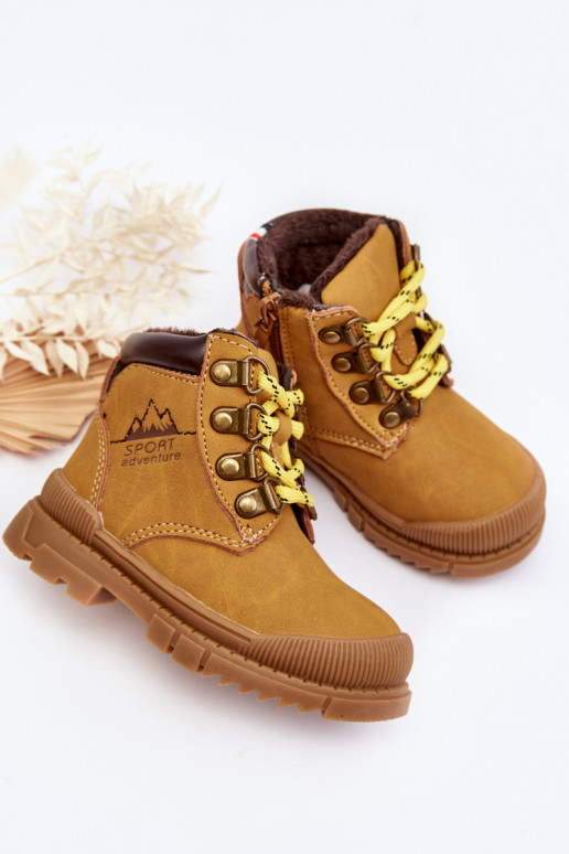 Chaussures chaudes pour enfants bottes couleur marron Walter Chaussures chaudes pour enfants bottes couleur marron Walter
