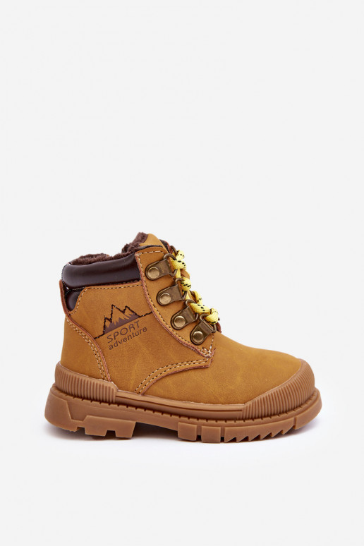 Chaussures chaudes pour enfants bottes couleur marron Walter