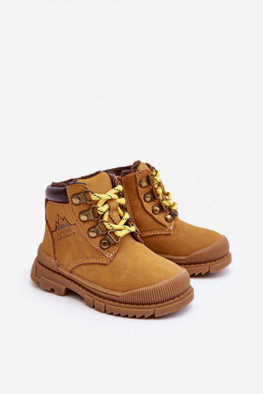 Chaussures chaudes pour enfants bottes couleur marron Walter