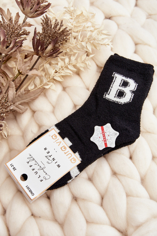 Chaussettes chaudes en noir