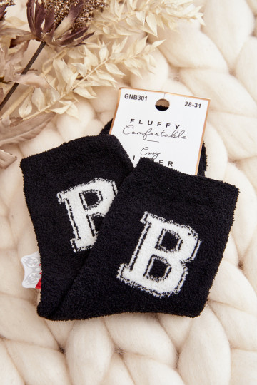 Chaussettes chaudes en noir 2