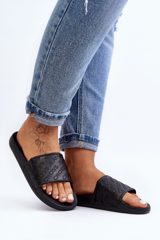 Chaussons Cross Jeans FF2R4153C couleur noir